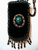 Black large cell phone holder